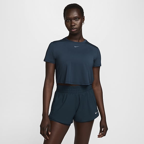 Blue Training Gym Tops T Shirts. Nike